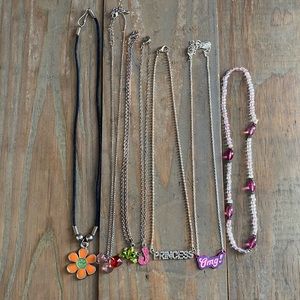 Bundle of 7 girls necklaces